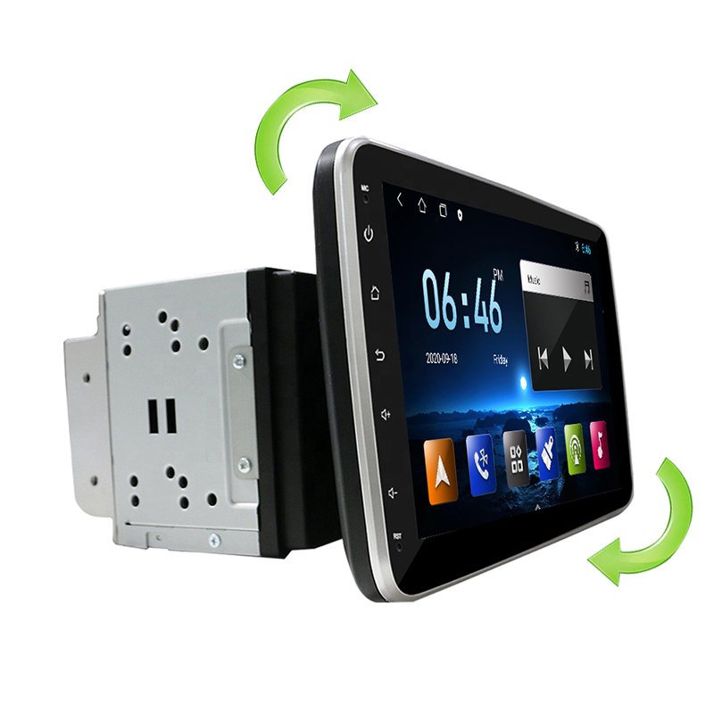 10.1inch Car Radio Stereo Autoradio Support 360 Degree Screen Rotating Gps Navigation Auto Electronnics Dvd Player Android Para